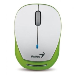 GENIUS myš MicroTraveler 9000R V3/ 1200 dpi/ bezdrátová/ dobíjecí/ bílozelená