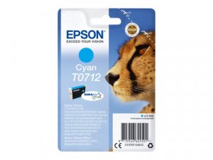 Náplň Epson C13T07124022 azurová blistr s RF / akustickým alarmem