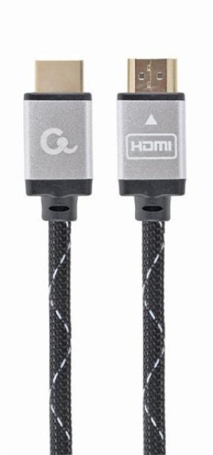 Gembird kabel HDMI High speed (M - M), série Select Plus, Ethernet, pozlacené konektory, 3 m