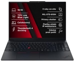 LENOVO NTB ThinkPad E16 G3 - Ultra5 226V,16" WUXGA 120Hz,16GB,512SSD,IRcam,W11P