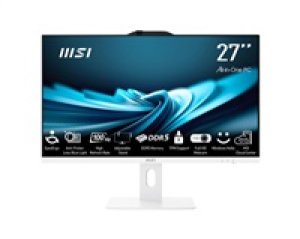 MSI AIO PRO AP272P 14M-606XEU, Intel Core i5-14400, Chipset H610, 27" LCD, 1x 8GB DDR4, 512GB SSD, Wi-Fi, BT, Bez OS, bí