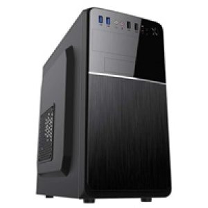VeinX case Chant CH25M Micro Tower, bez zdroje, 1x USB-C, 2x USB3.0, 1x USB2.0, černá