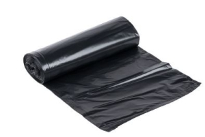 Sáček 600x800, 30mi, černý, LDPE/R