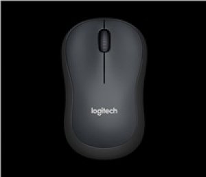 Logitech M220/Kancelářská/Optická/Bezdrátová USB/Černá