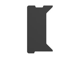 Boční deska stolu Genesis HOLM MODULAR 40 cm levá