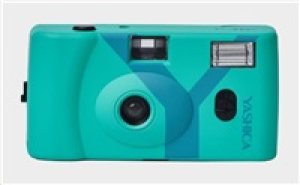 YASHICA MF-1 Snapshot Art Camera (Turquoise) - analogový fotoaparát