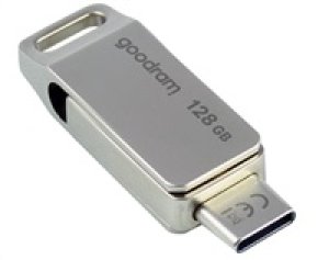 GOODRAM Flash Disk 128GB ODA3, USB 3.2, stříbrná