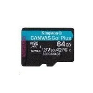 Kingston Canvas Go Plus A2/micro SDXC/64GB/170MBps/UHS-I U3 / Class 10