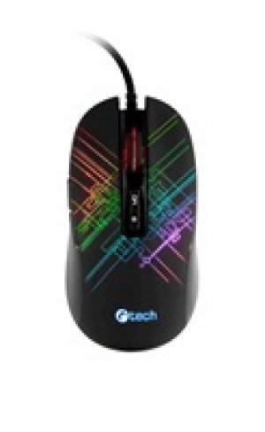 C-TECH Dusk/Herní/Optická/Drátová USB/Černá