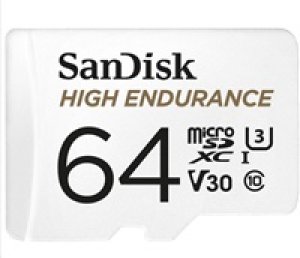 SanDisk High Endurance/micro SDXC/64GB/100MBps/UHS-I U3 / Class 10/+ Adaptér