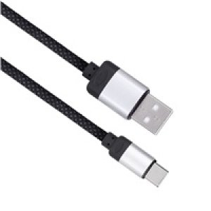 Solight magnetický USB-C kabel, USB 2.0 A konektor - USB-C konektor, 1m