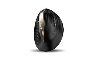 Genius Myš Ergo 8250S, 1600DPI, 2.4 [GHz], optická, 6tl., bezdrátová, černo-zlatá, 1 ks AA, vertikální