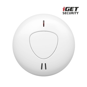 iGET SECURITY MP14 - bezdrát. senzor kouře, norma EN14604:2005, samostatný nebo pro alarm M6-4G