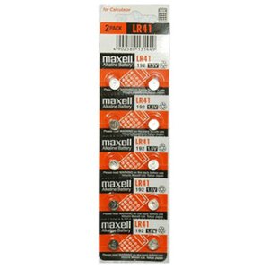 Baterie alkalická, LR41, LR41, AG3, 1.5V, Maxell, blistr, 10-pack