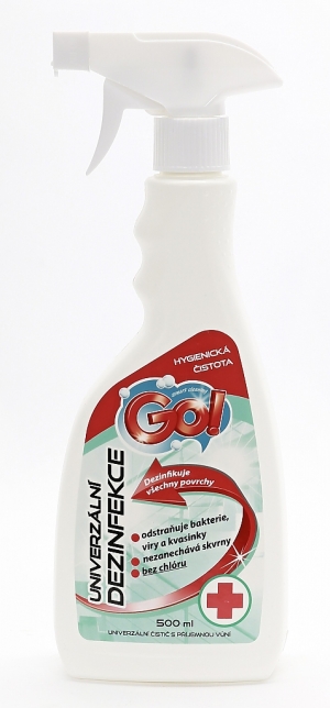 GO! UNIVERZÁLNÍ DEZINFEKCE 500ml s rozprašovačem