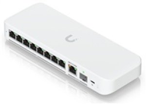 Ubiquiti UniFi Switch Flex 2.5G PoE (USW-Flex-2.5G-8-PoE), 8-Port 2.5Gbt PoE++, 1x 10GbE RJ45/SFP+, PoE- budget 196W