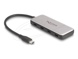 Delock - Rozbocovac - 10 Gbps, PD 85W - 4 x USB-C 3.2 Gen 2 - desktop