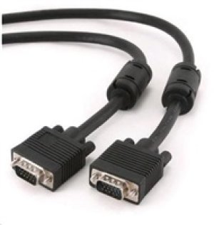 GEMBIRD Kabel VGA prodlužovací 3m, černý (15 F/F, dvojité stínění, feritová jádra)