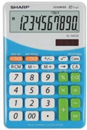 SHARP kalkulačka - EL-M332BBL - modrá