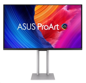 ASUS LCD 27" PA27UCDMR ProArt Display, 4K UHD, QD-OLED, Ultraslim, 240Hz, 0,1ms, HDR10, 99% DCI-P3, Thunderbolt4, Silver