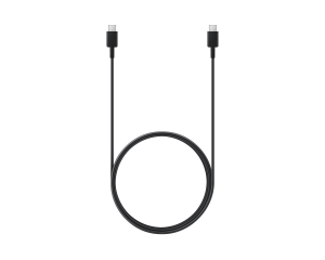 Cable Samsung EP-DX510 - USB cable black, 1.8 m - 24 pin USB-C (M) to 24 pin USB-C (M), EU