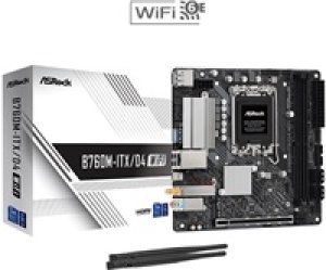 ASRock MB Sc LGA1700 B760M-ITX/D4 WiFi, Intel B760, 2xDDR4, 1xDP, 1xHDMI, mATX