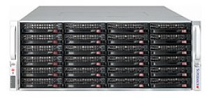 SUPERMICRO 4U chassis 36x 3,5" HS SAS/SATA (24x Front + 12x Rear/4xNVMe opt) +2x 2.5"opt., 2x1200W (80PLUS Titanium)