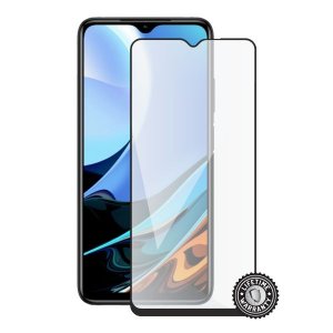 Screenshield ochrana displeje Tempered Glass pro XIAOMI Redmi 9T (full COVER), černá