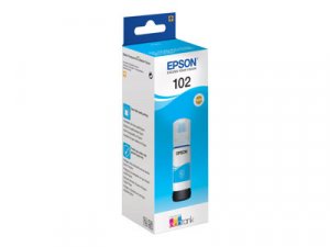 Náplň Epson 102, C13T03R240 azurová