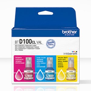 Brother originální ink BTD100CLVAL, CMY, 3x5000str.