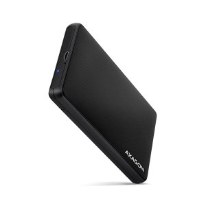 AXAGON EE25-SLC, USB-C 3.2 Gen 1 - SATA 6G 2.5'' SLIDE box, bezšroubkový, černý