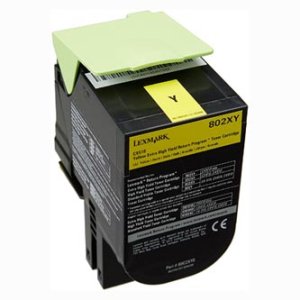 Toner Lexmark 802XY 80C2XY0 žlutý