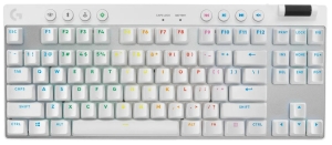 Logitech G PRO X TKL LIGHTSPEED Gaming Keyboard - WHITE - US INT'L - 2.4GHZ/BT - TACTILE