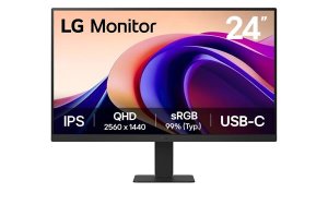 LG 24U631A-B 23.8"W IPS LED 2560x1440 5ms 5 000 000:1 250cd HDMI USB-C(15W) 100Hz čierny