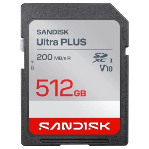 Sandisk Ultra PLUS SDXC karta 512GB UHS-I, V10, U1, C10, (200MB/s)