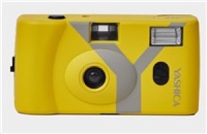 YASHICA MF-1 Snapshot Art Camera (Yellow) - analogový fotoaparát