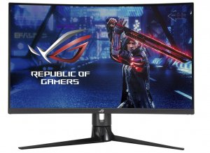 ASUS LCD 31.5" XG32VC 2560x1440 ROG STRIX Curved  VA 170*Hz 125% sRGB DP HDMI DisplayHDR 400cd 1ms USB-C KVM support