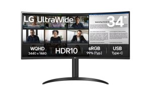 LG UltraWide/34WR55QK-B/34''/VA/wQHD/100Hz/5ms/Černá/2R