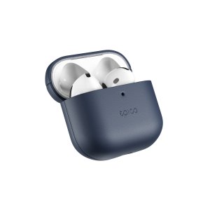Epico kožené pouzdro pro AirPods 4/4 s ANC - modrá