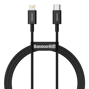 Baseus Superior Series rychlonabíjecí kabel Type-C/Lightning 20W 1m černá