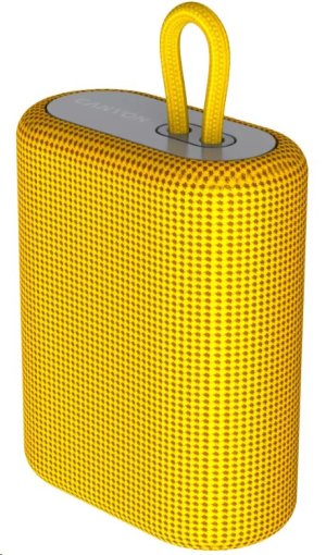 CANYON reproduktor BSP-4, BT V5.0, BLUETRUM AB5365A, 5W, 1200mAh, USB-C, microSD, žlutá