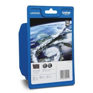 Náplň Brother LC-985BKBP černá 2-pack blistr
