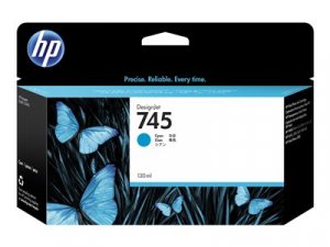 Náplň HP č.745, F9J97A (130ml) azurová
