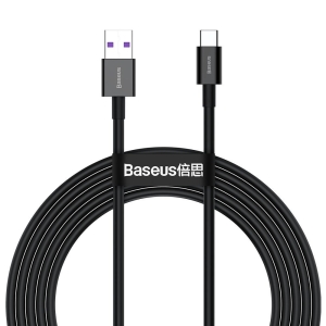 Baseus Superior Series rychlonabíjecí kabel USB/Type-C 66W 2m černá