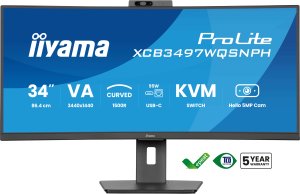 iiyama ProLite/XCB3497WQSNPH-B1/34''/VA/wQHD/120Hz/0,4ms/Black/3R