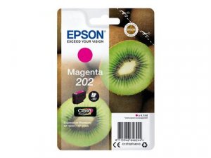 Náplň Epson 202, C13T02F34020 purpurová blistr s RF / akustickým alarmem 