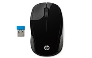 HP 200/Cestovní/Optická/Bezdrátová USB/Černá