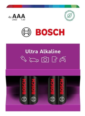 Bosch LR03UA4B/00 Ultra Alkaline (Blistr 4 ks)