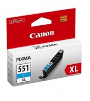Canon CLI-551XL C (6444B001), azurová originální náplň pro tiskárny Canon