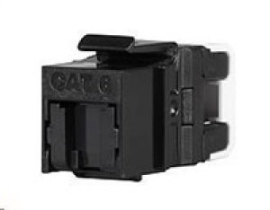 Solarix Rychlozařezávací keystone CAT6 UTP RJ45 černý pro kleště SXKJ-NA-BU